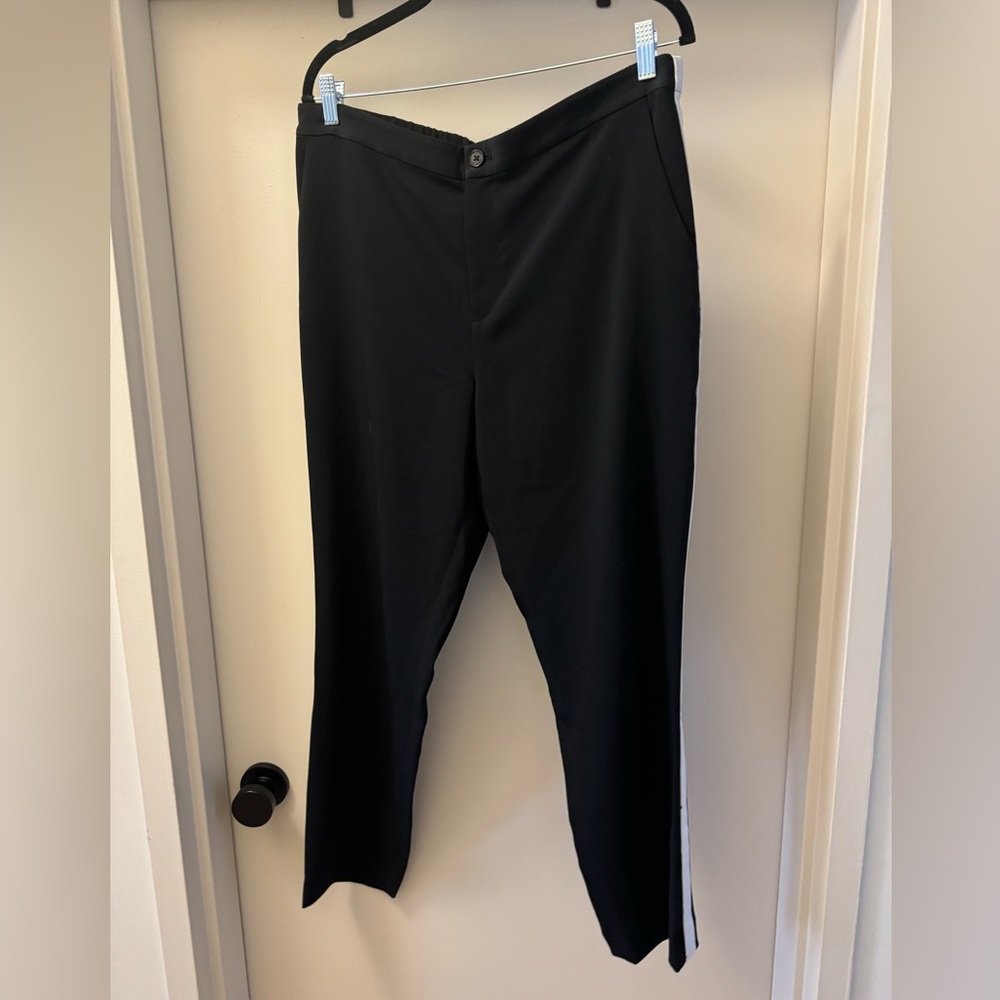 Lauren Ralph Lauren Side-Stripe Pants in Black